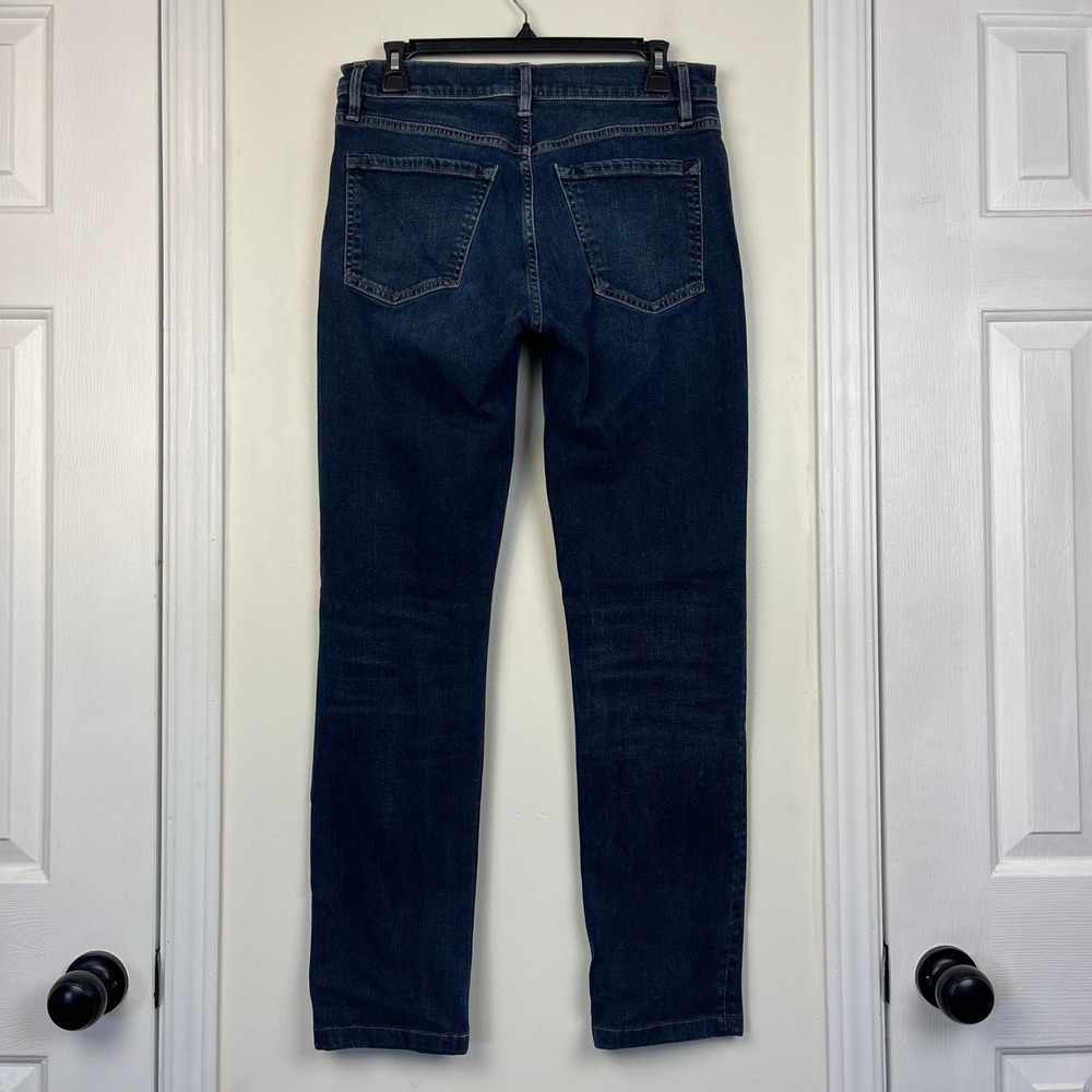 Flint and Tinder Mens 30x32 (Actual 30) Straight Fit Dark Wash Denim Blue‎ Jeans - Picture 4 of 11